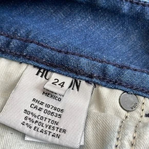HUDSON original jeans. Excellent conditions size 24. I’m at 25- fit me snuggled - Picture 2 of 9